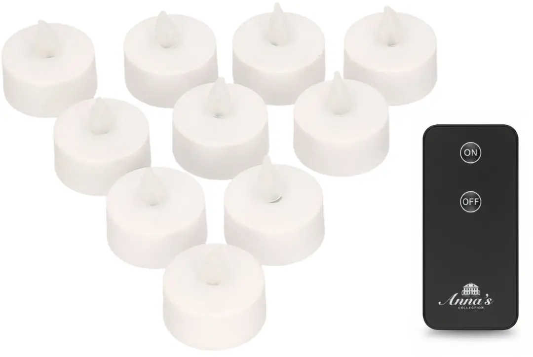 Anna's Collection LED Waxinelichtjes Osmin 10 Stuks