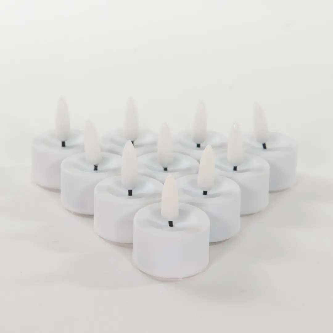 Anna's Collection LED Waxinelichtjes Osmin 10 Stuks - Wit - afbeelding 5 van 6