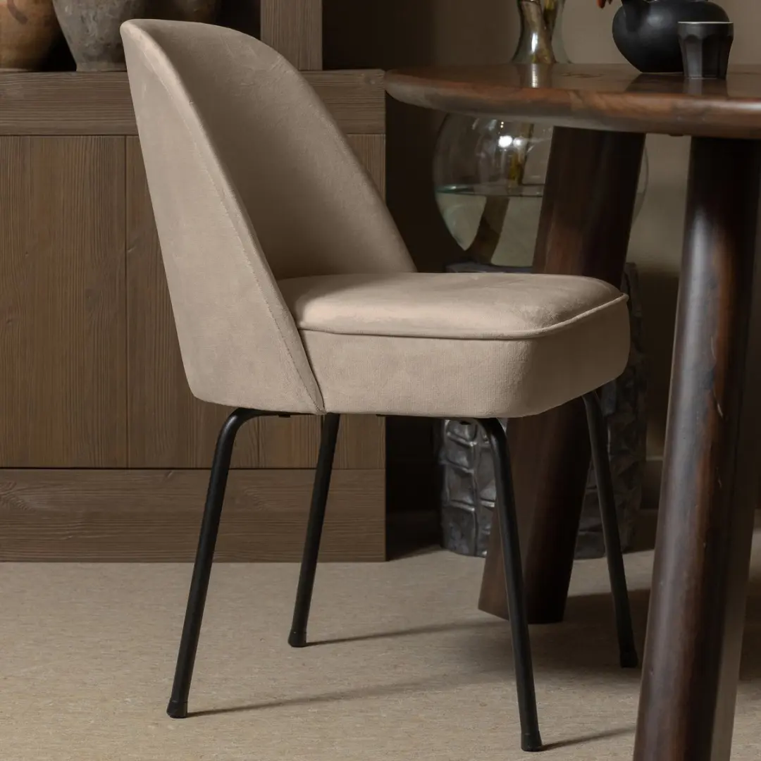 WOOOD Vogue Eetkamerstoel - Khaki - afbeelding 2 van 6