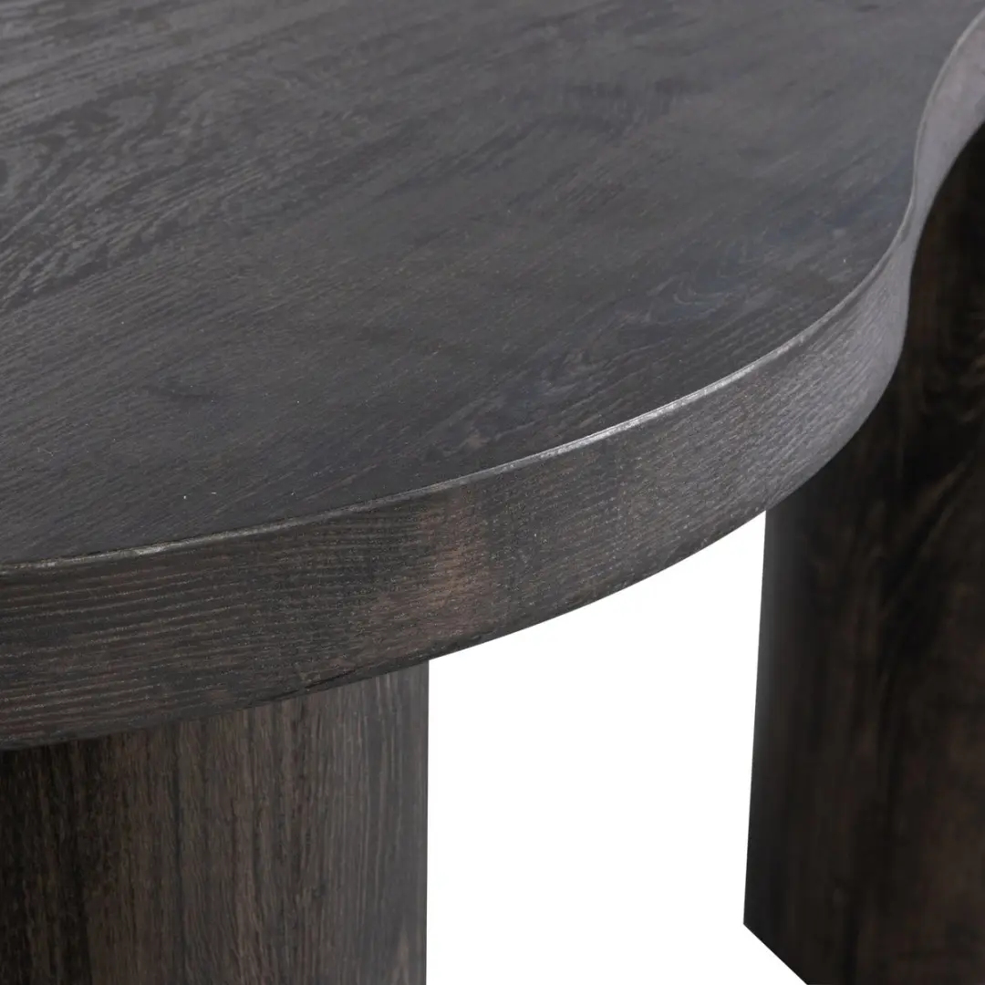 WOOOD Maan Bureau Donkerbruin 150cm - afbeelding 6 van 6