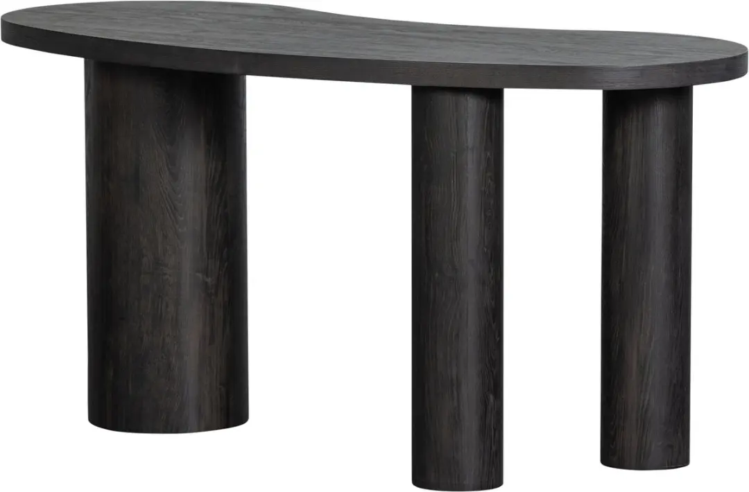 WOOOD Maan Bureau Donkerbruin 150cm