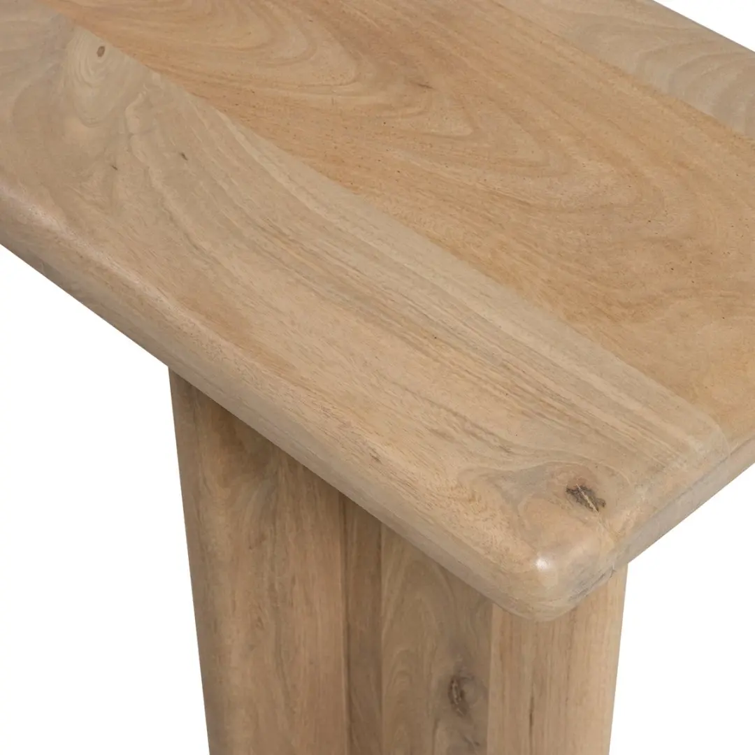 WOOOD Ato Bijzettafel Mangohout 135cm Naturel - afbeelding 5 van 6