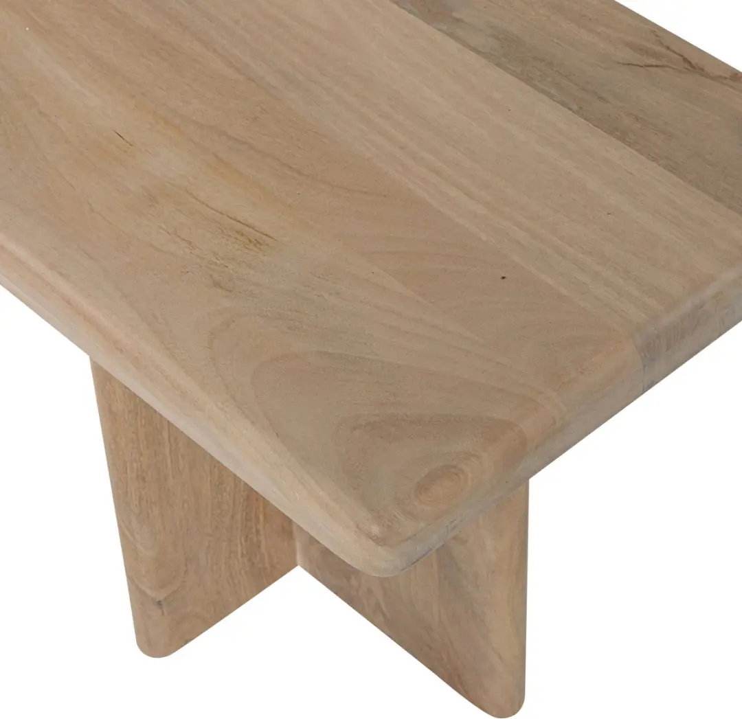 WOOOD Ato Bijzettafel Mangohout 135cm Naturel - afbeelding 6 van 6