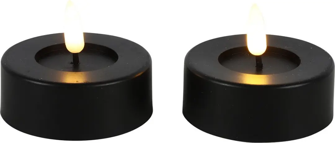 Countryfield LED Theelicht Rustiek Zwart