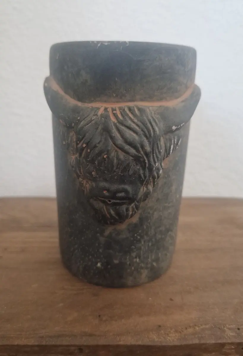 1x Waxinelichtjeshouder Hooglander 6x11x1 cm