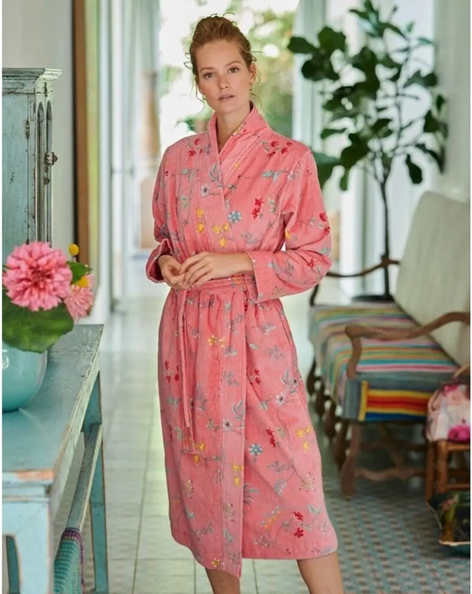 Pip Studio Les Fleurs Badjas Roze XS - afbeelding 5 van 6