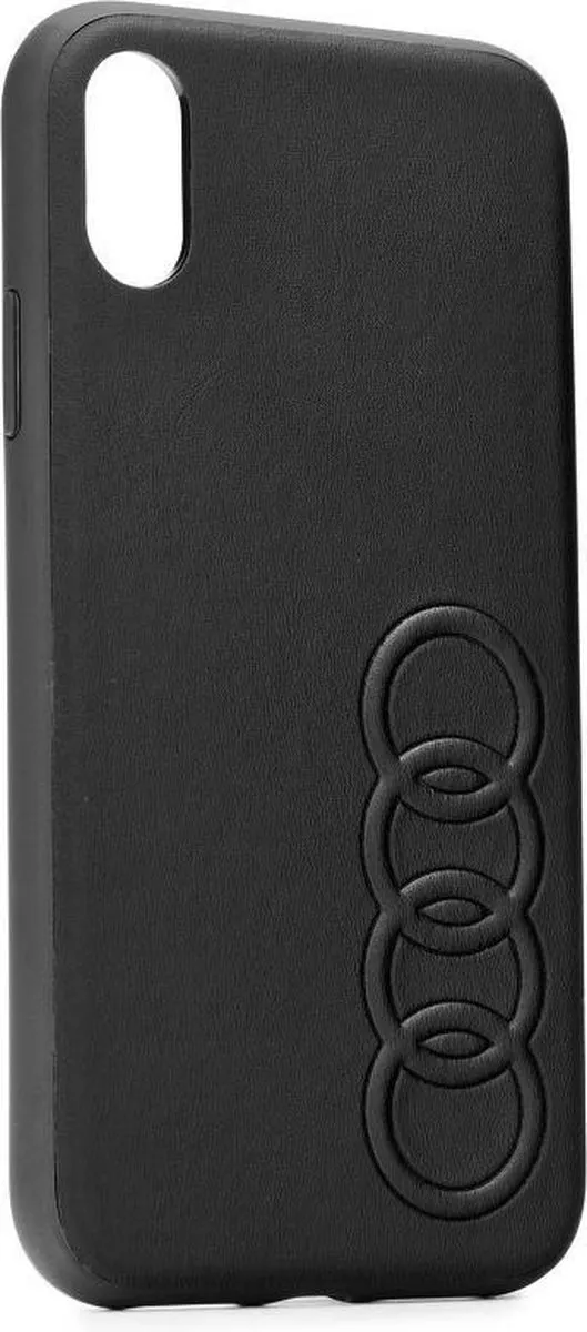 Audi Synthetic Leather Back Case - iPhone 11 Pro 5.8" - Zwart