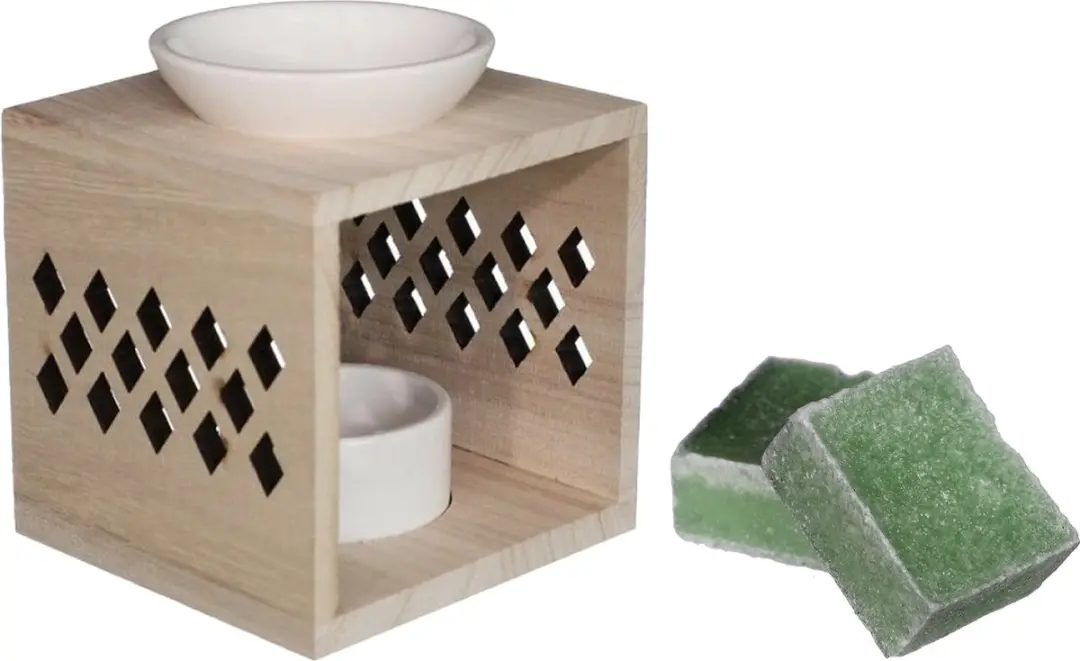 Ideas4seasons Amberblokjes/geurblokjes cadeauset