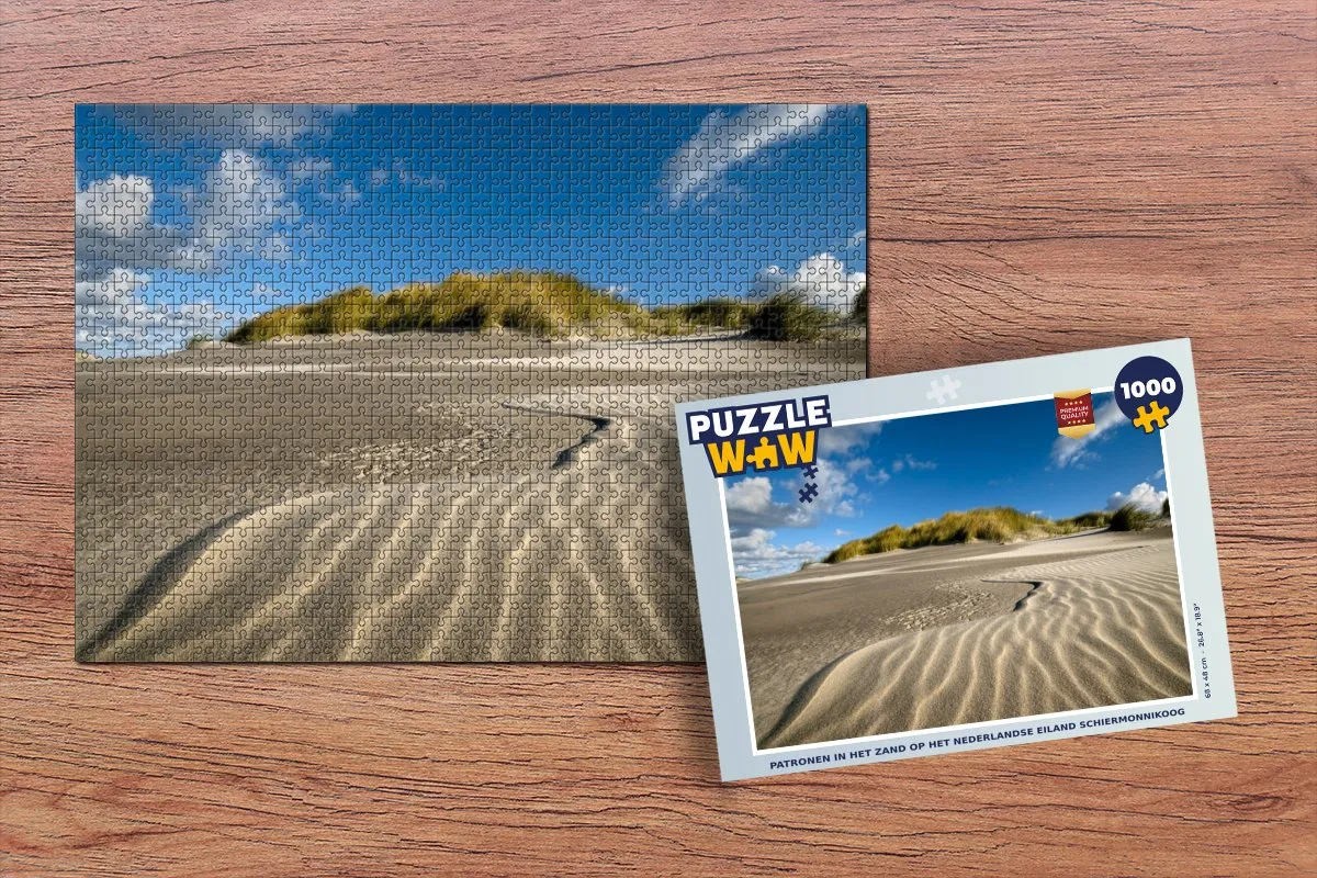 PuzzleWow Legpuzzel Schiermonnikoog 1000 Stuks
