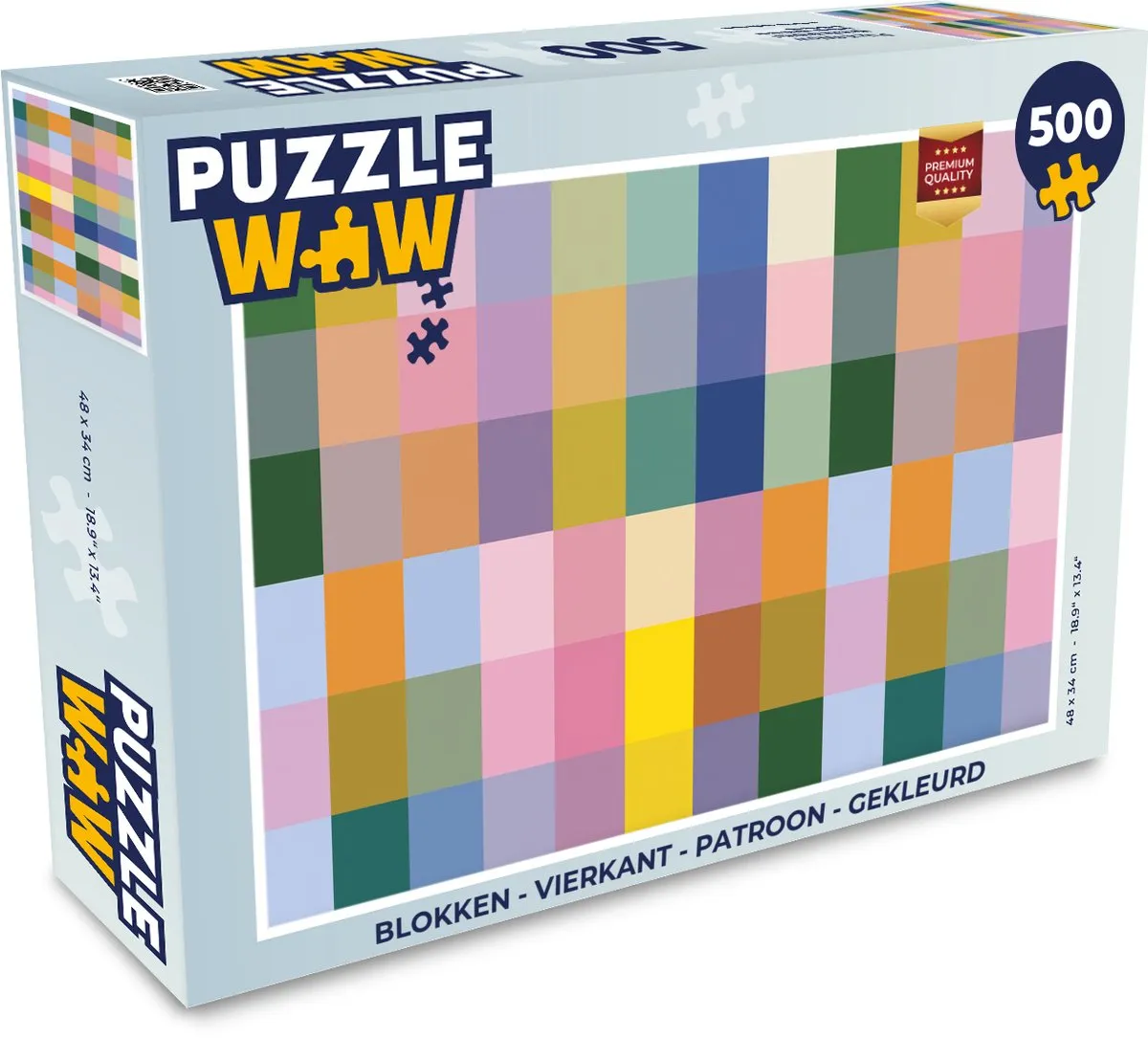 PuzzleWow Puzzel Blokken 500 Stuks