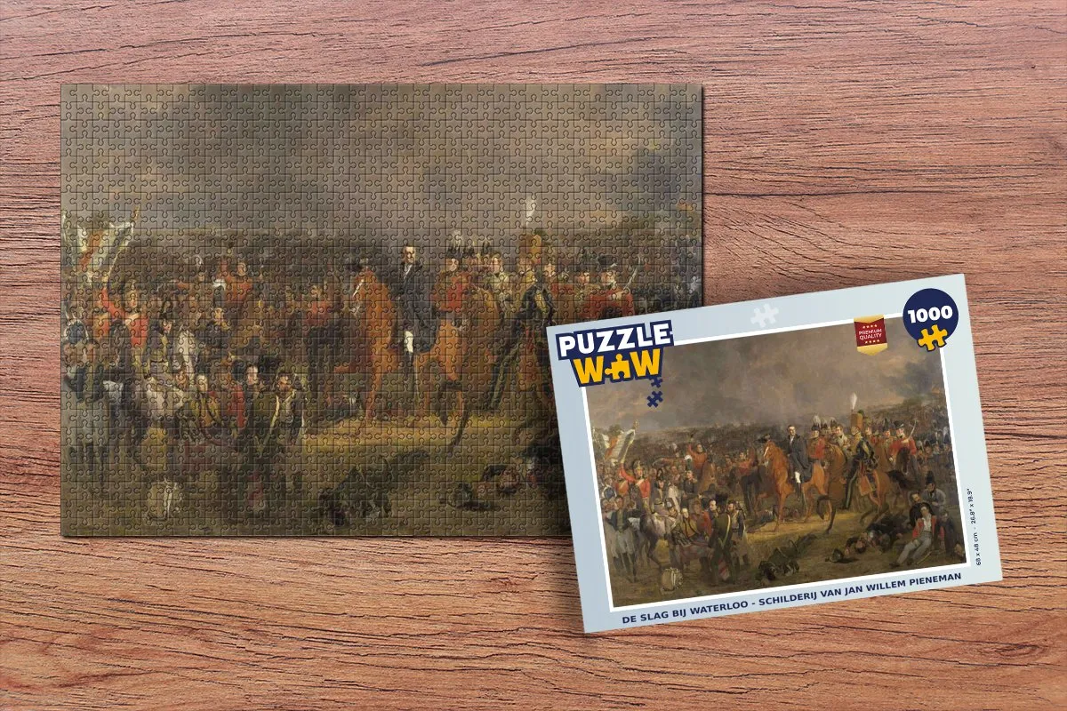 PuzzleWow Waterloo Legpuzzel 1000 Stuks - Multicolor