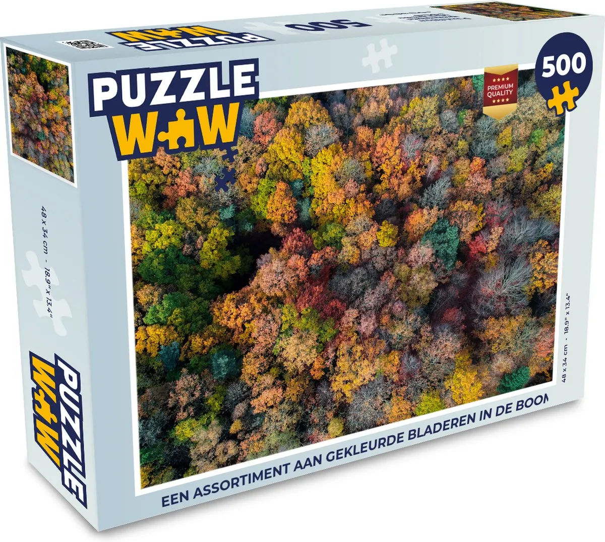 PuzzleWow Legpuzzel 500 Stuks Multicolor