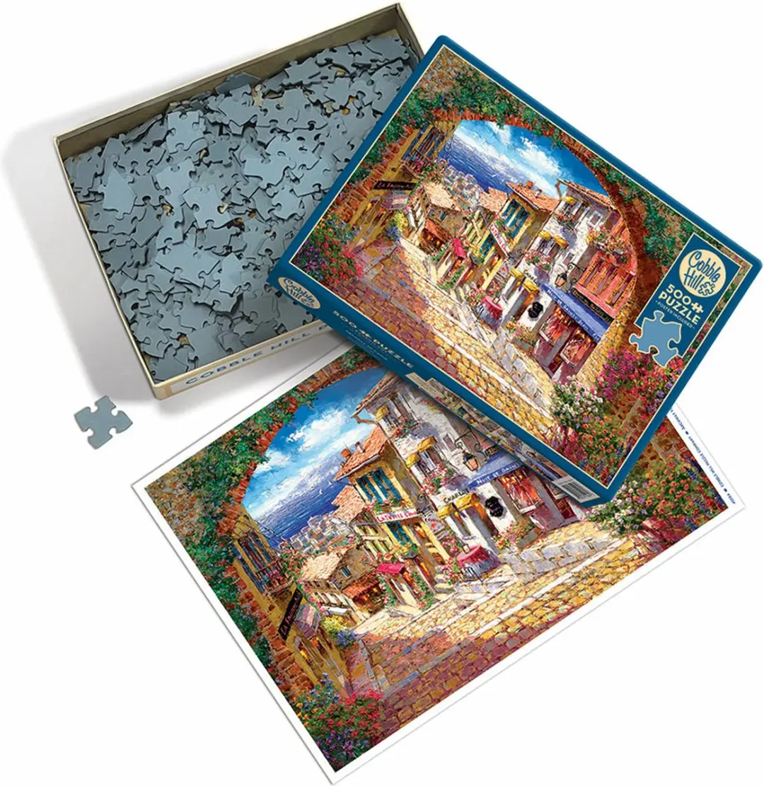 Cobble Hill Cagnes-sur-Mer Legpuzzel 500 Stukjes - afbeelding 4 van 5