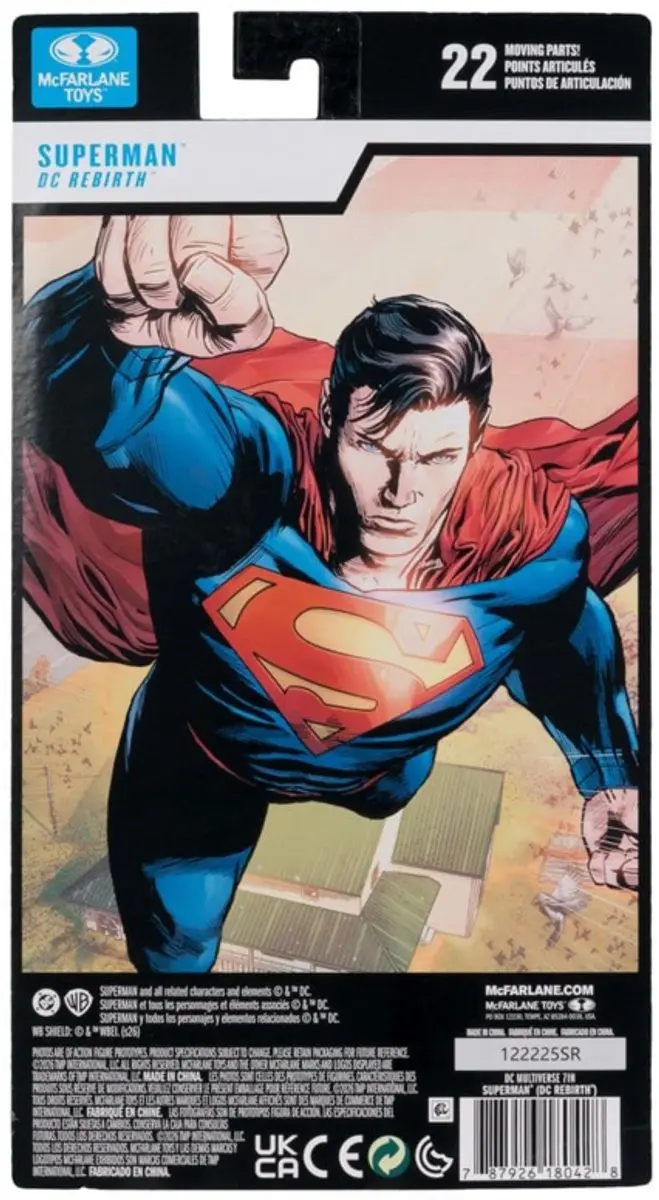 McFarlane DC Multiverse Superman Rebirth Action Figuur 18cm - afbeelding 2 van 5