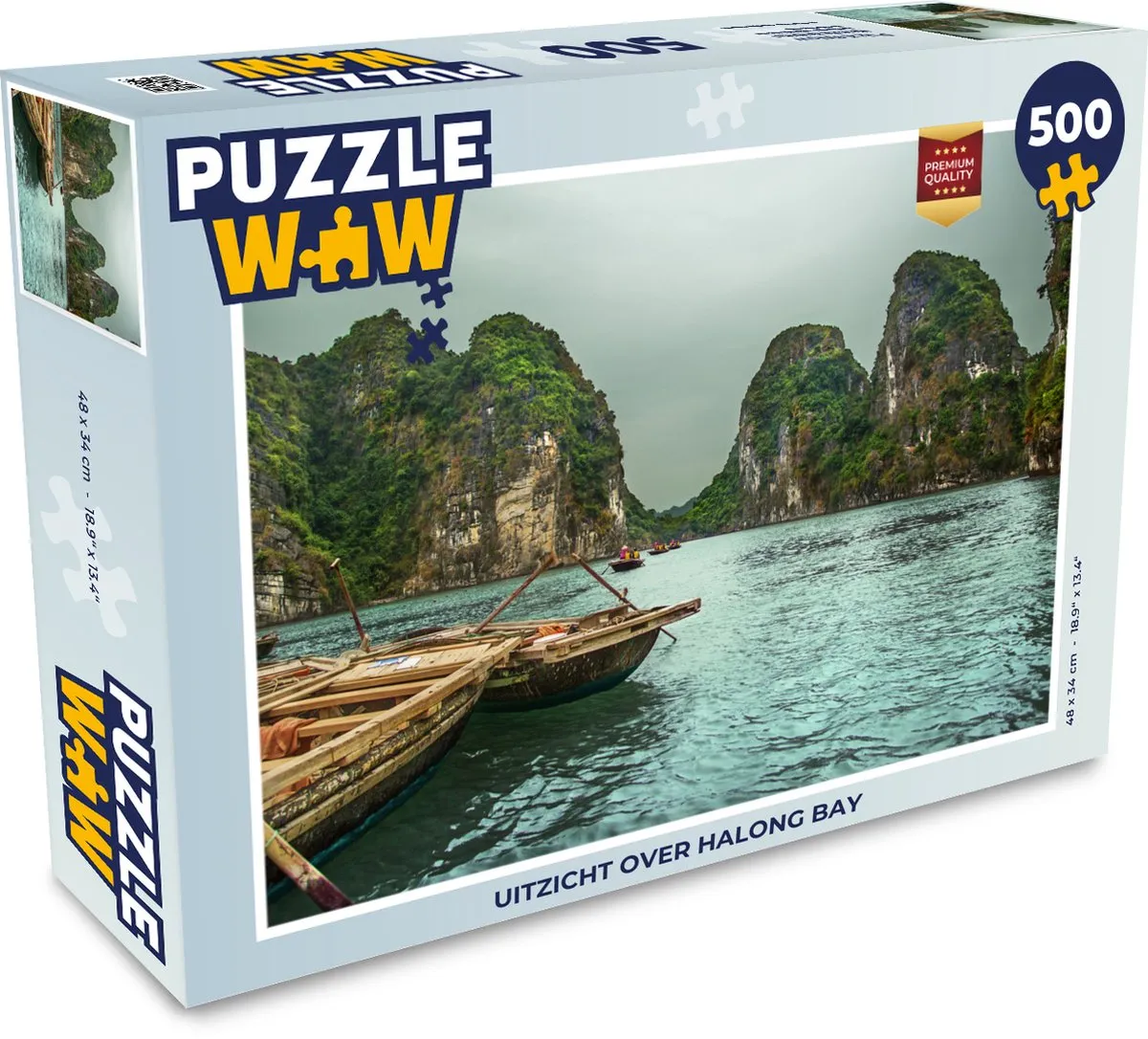 PuzzleWow Halong Bay Legpuzzel 500 Stuks - Multicolor