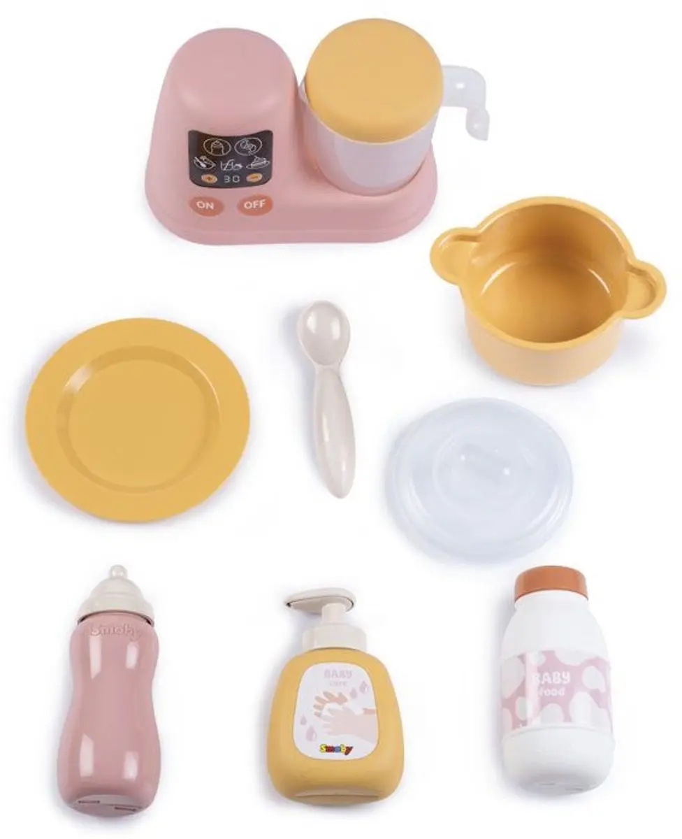 Smoby Babyverzorgster Keuken en Kinderstoel - afbeelding 4 van 4