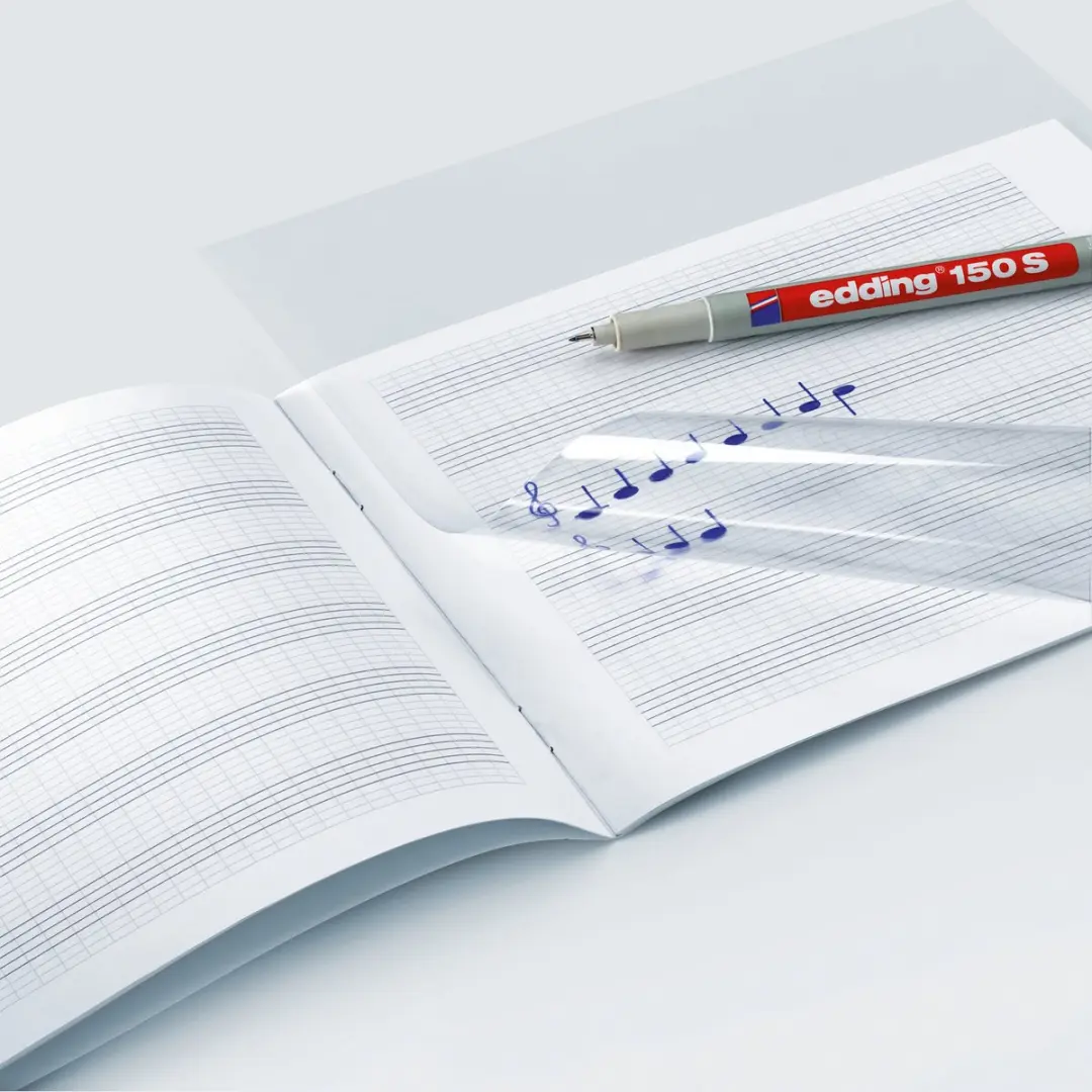 edding 150 S Foliestift - 4 Stuks - 0,3mm - afbeelding 2 van 5