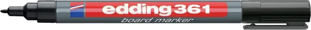 edding 361 Whiteboardmarker - Zwart - afbeelding 2 van 2