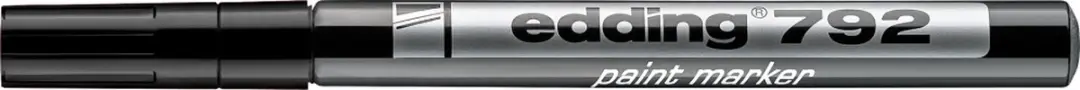 Edding 792 olieverfmarker zwart 0,8 mm ronde punt