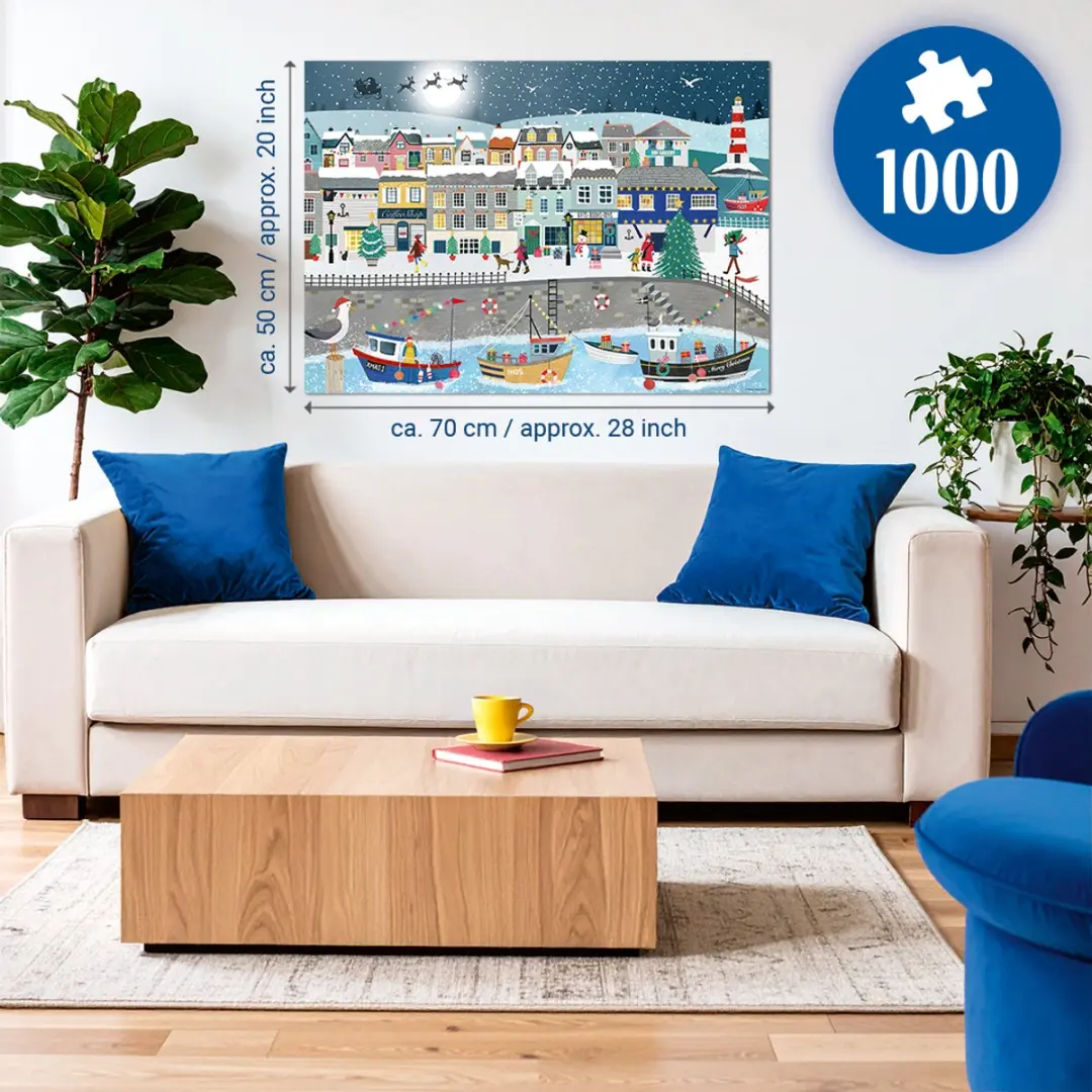 Ravensburger Kerst aan de Haven 1000 Puzzeldelen - afbeelding 5 van 6