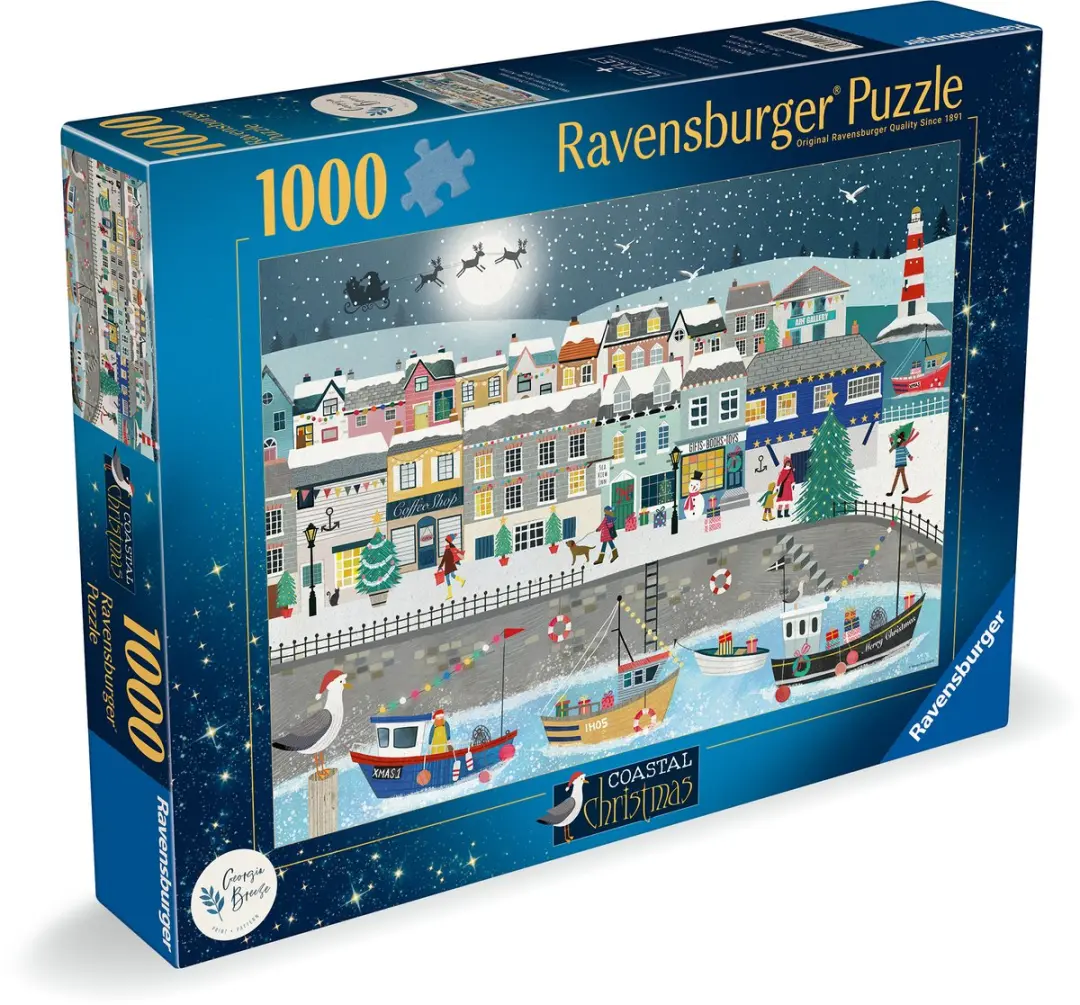 Ravensburger Kerst aan de Haven 1000 Puzzeldelen - afbeelding 2 van 6