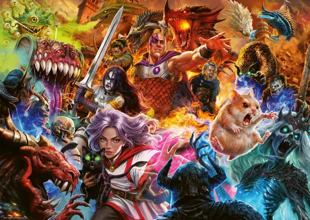 Ravensburger Dungeons & Dragons Avonturierscampagne 1000 Puzzeldelen - afbeelding 3 van 3