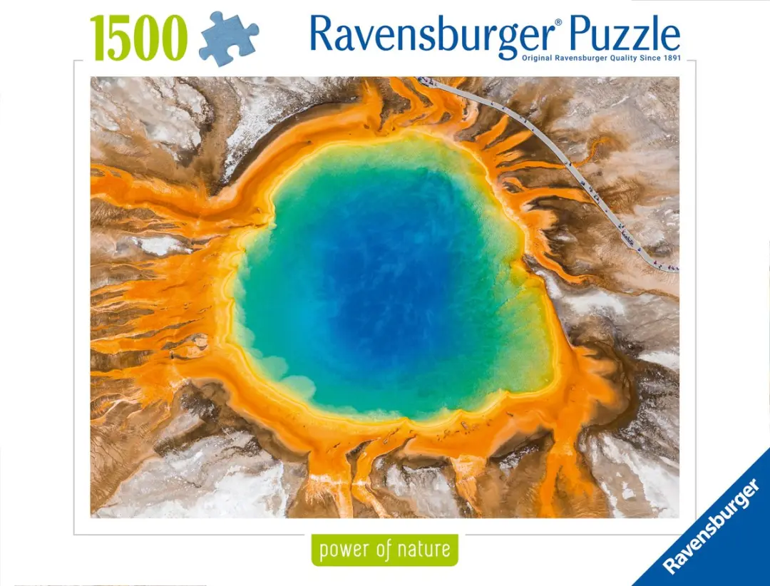 Ravensburger Yellowstone Grand Prismatic Spring Legpuzzel 500 Stuks