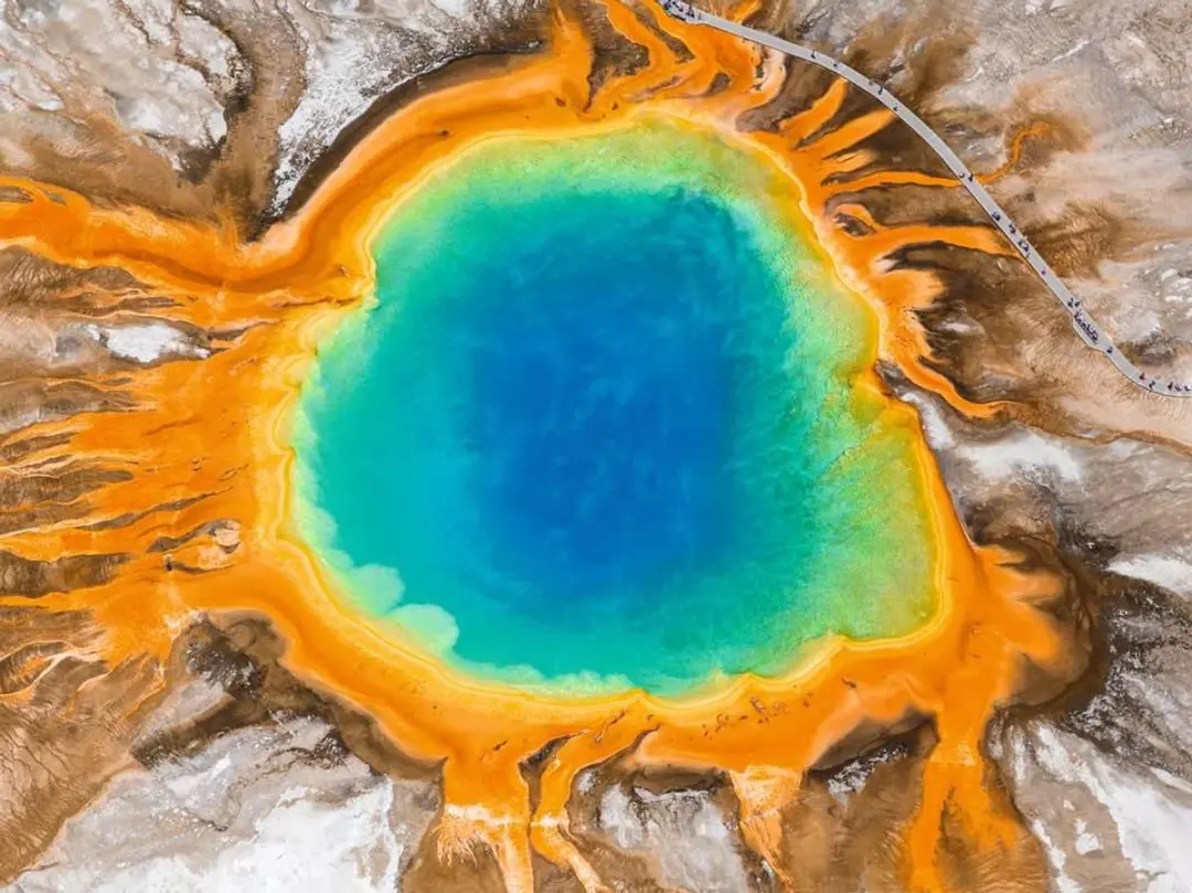 Ravensburger Yellowstone Grand Prismatic Spring Legpuzzel 500 Stuks - afbeelding 5 van 5