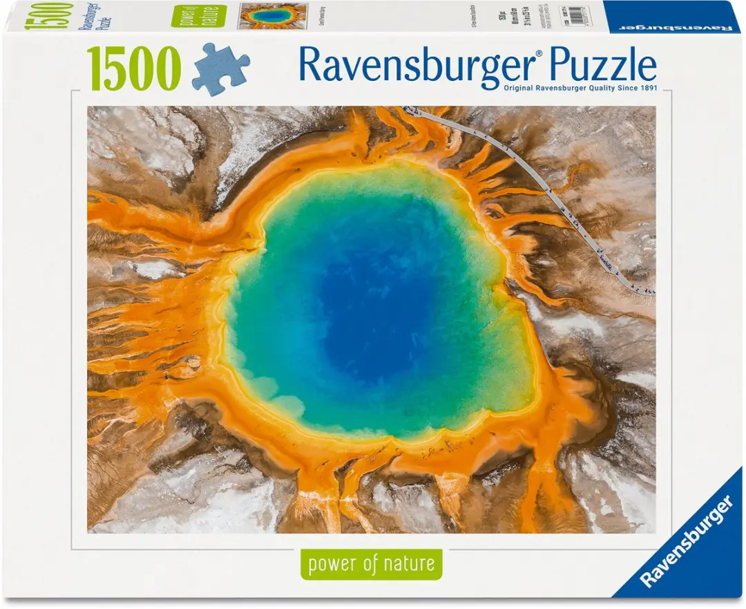 Ravensburger Yellowstone Grand Prismatic Spring Legpuzzel 500 Stuks - afbeelding 2 van 5