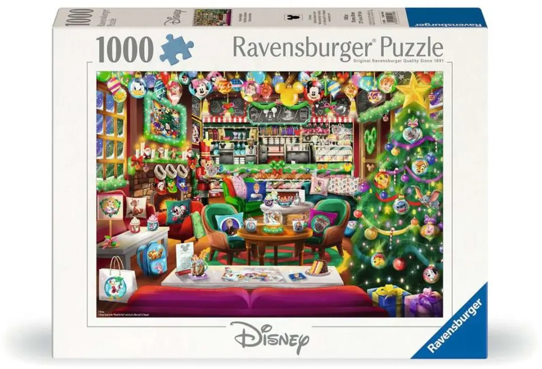 Ravensburger Disney Christmas Café Legpuzzel 1000 Stuks - afbeelding 2 van 2