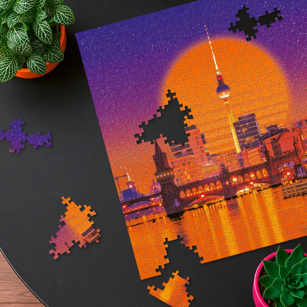 Ravensburger Neon Berlin Puzzel 1000 Stuks - afbeelding 4 van 5