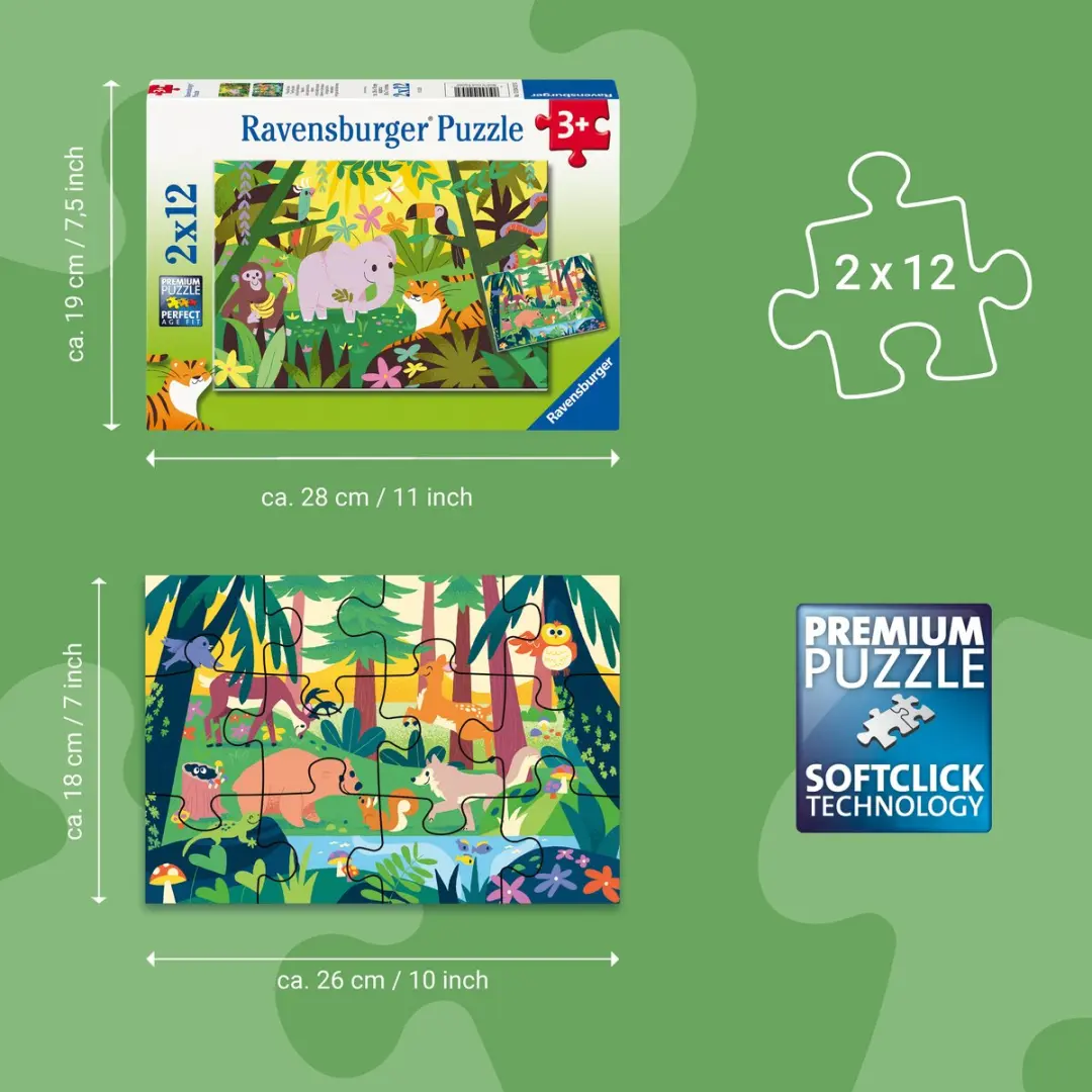 Ravensburger Animal Friends in Nature Puzzel 24 Stuks - afbeelding 4 van 5