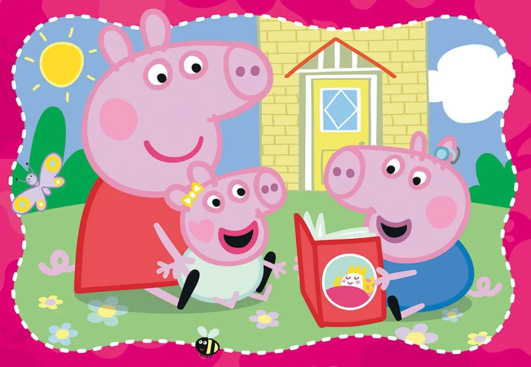 Ravensburger Peppa Pig Happy Families Puzzel 24 Stuks - afbeelding 3 van 6