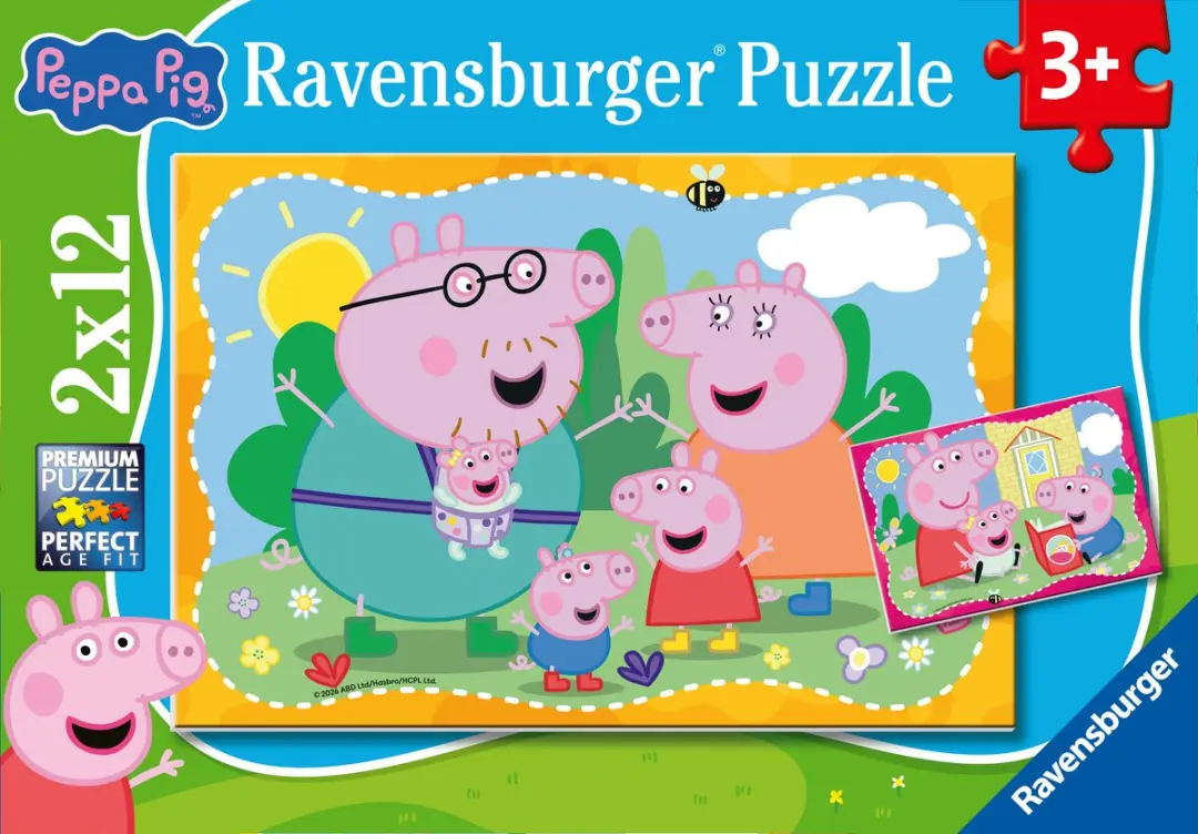 Ravensburger Peppa Pig Happy Families Puzzel 24 Stuks