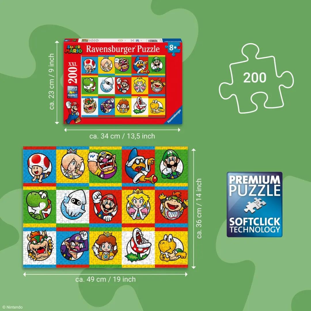 Ravensburger Super Mario Character Collection 300 Stuks - Meerkleurig - afbeelding 2 van 4