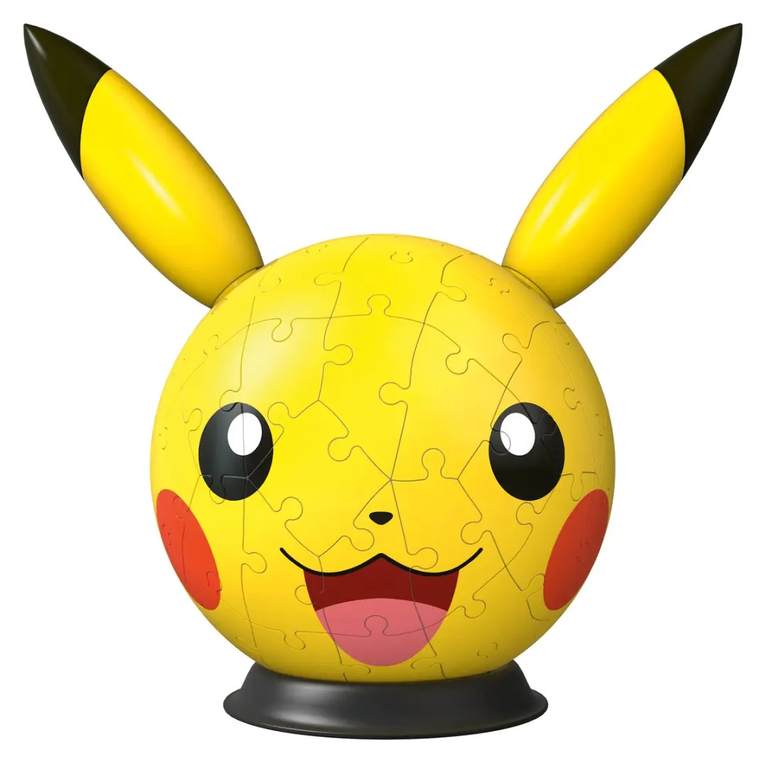 Ravensburger Pokémon Pikachu 3D Puzzelbal 72 Stukjes - afbeelding 4 van 6
