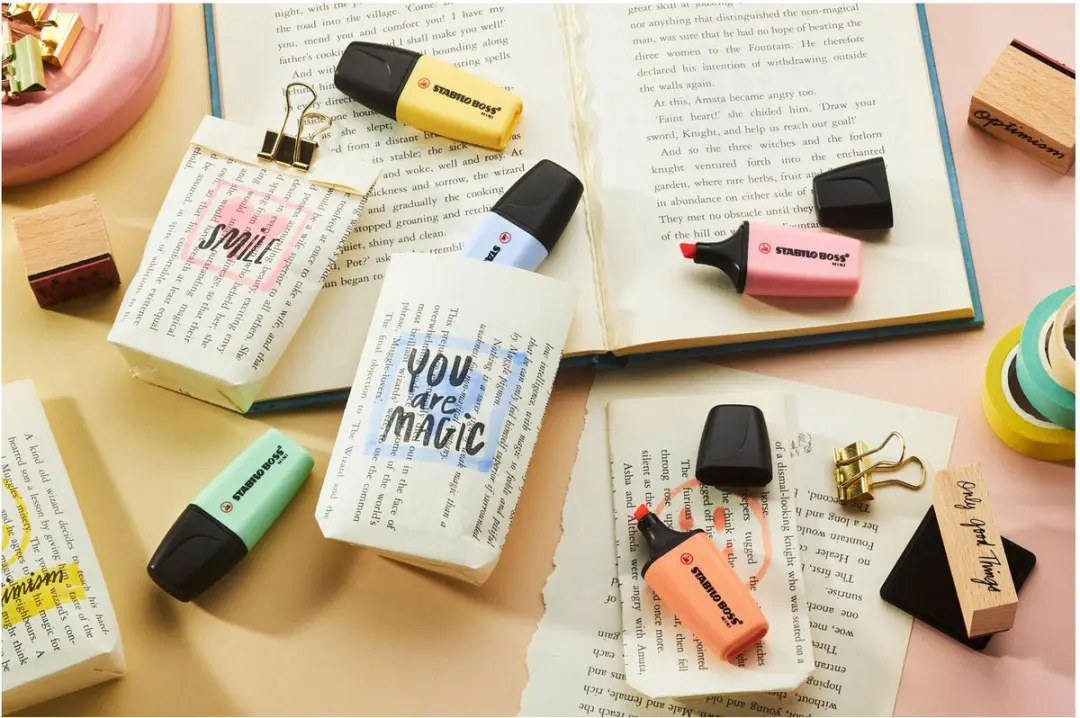 STABILO BOSS MINI Pastel Markeerstiften - 5 Stuks - afbeelding 4 van 5