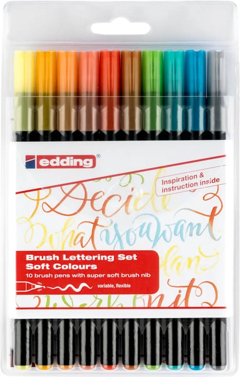 edding 1340/10S-3 Brush Lettering Starter Set assorti