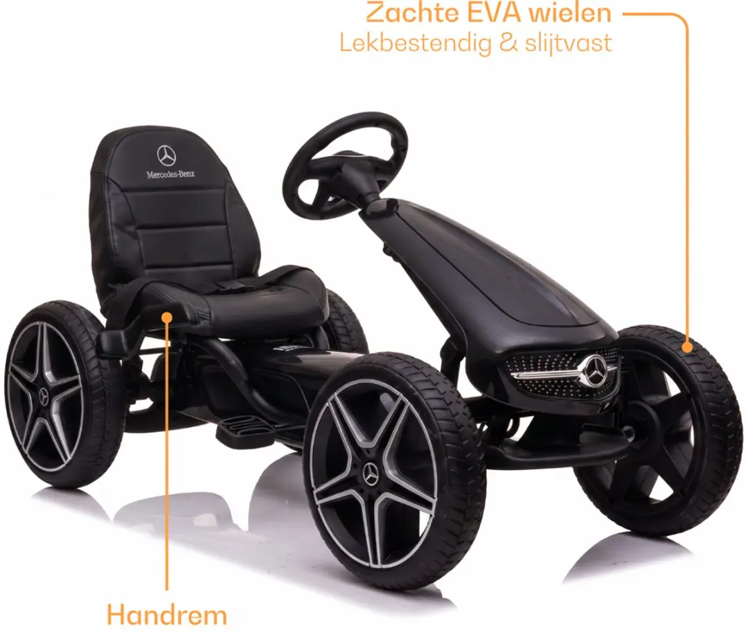 Vrooomy Mercedes-Benz Skelter 5100406 - Trapgokart Zwart - afbeelding 3 van 6