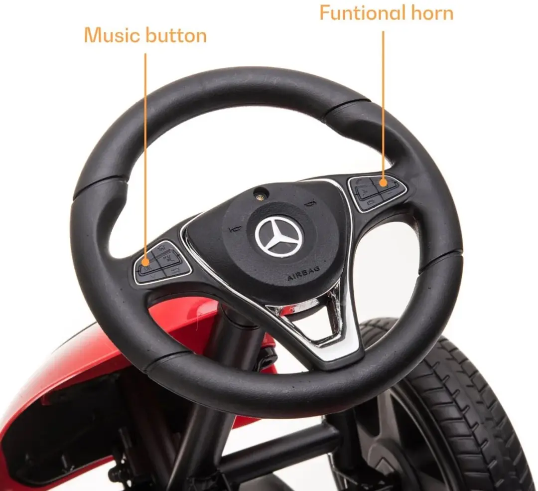 Vrooomy Mercedes-Benz Skelter 5100407 - Rood - afbeelding 3 van 6