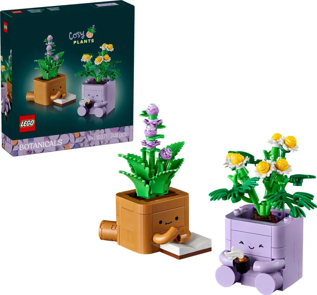 LEGO Botanicals Gezellige Plantjes 10371 Bouwpakket - afbeelding 2 van 6