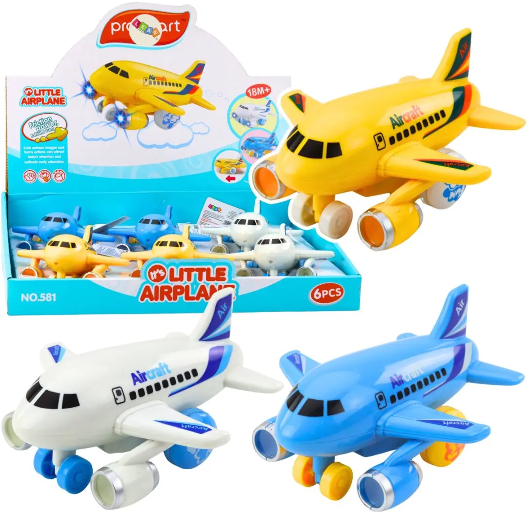 Lean Toys Passagiersvliegtuig MIX-Aandrijving