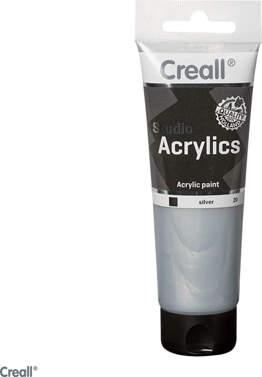 Studio Acrylics Acrylverf 250 ml Zilver