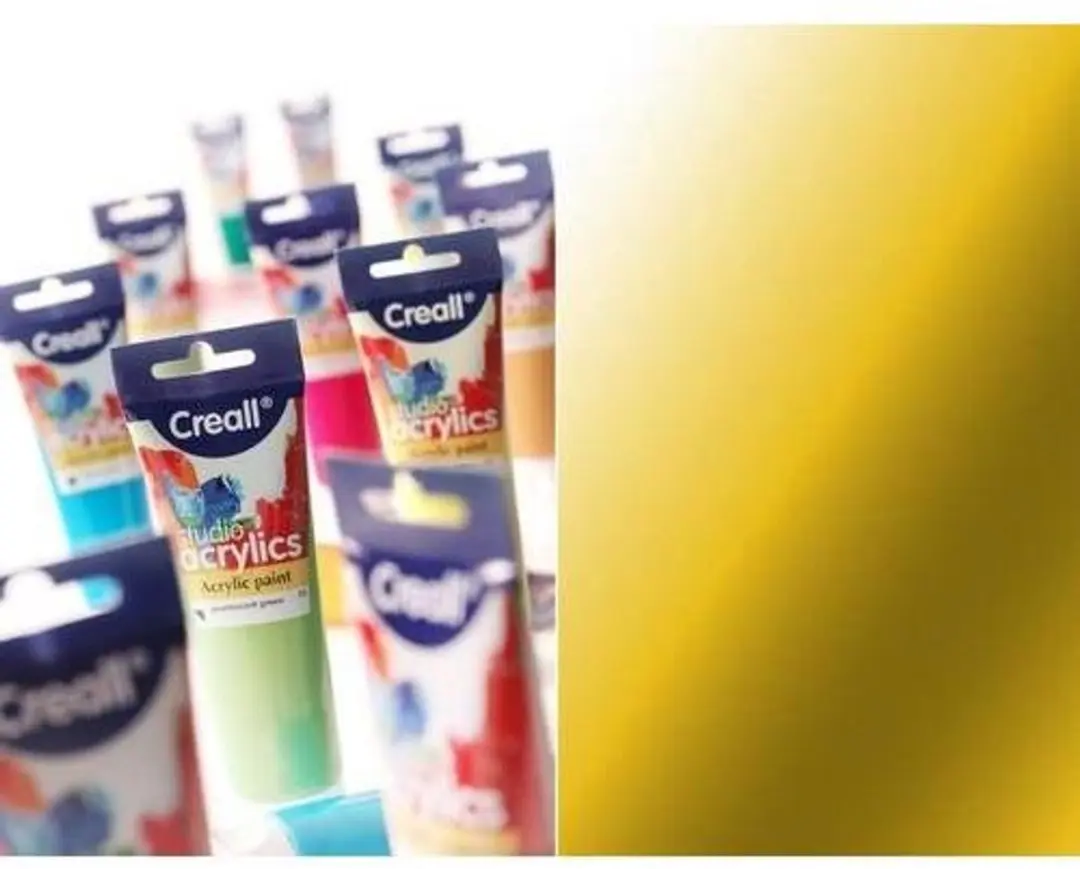 Creall acrylverf tube 120ml goud