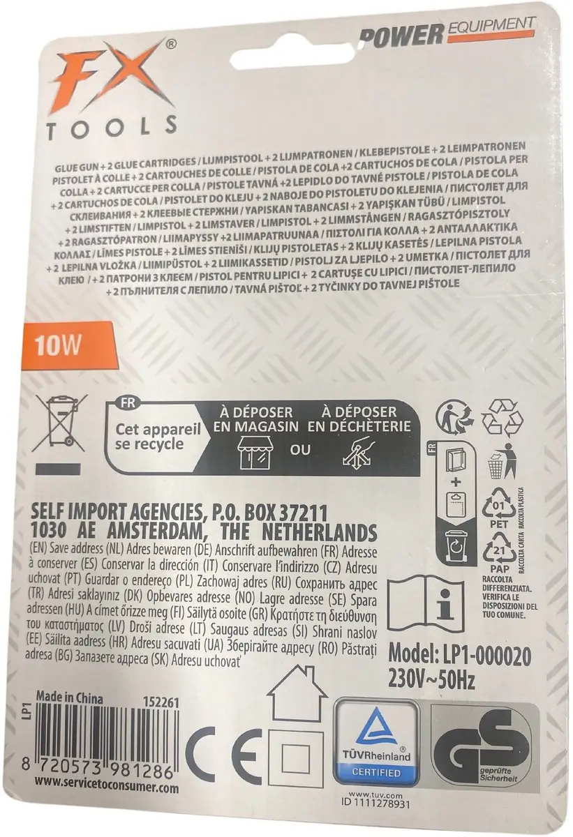 Koopman Lijmpistool 10W - Zwart - afbeelding 3 van 3