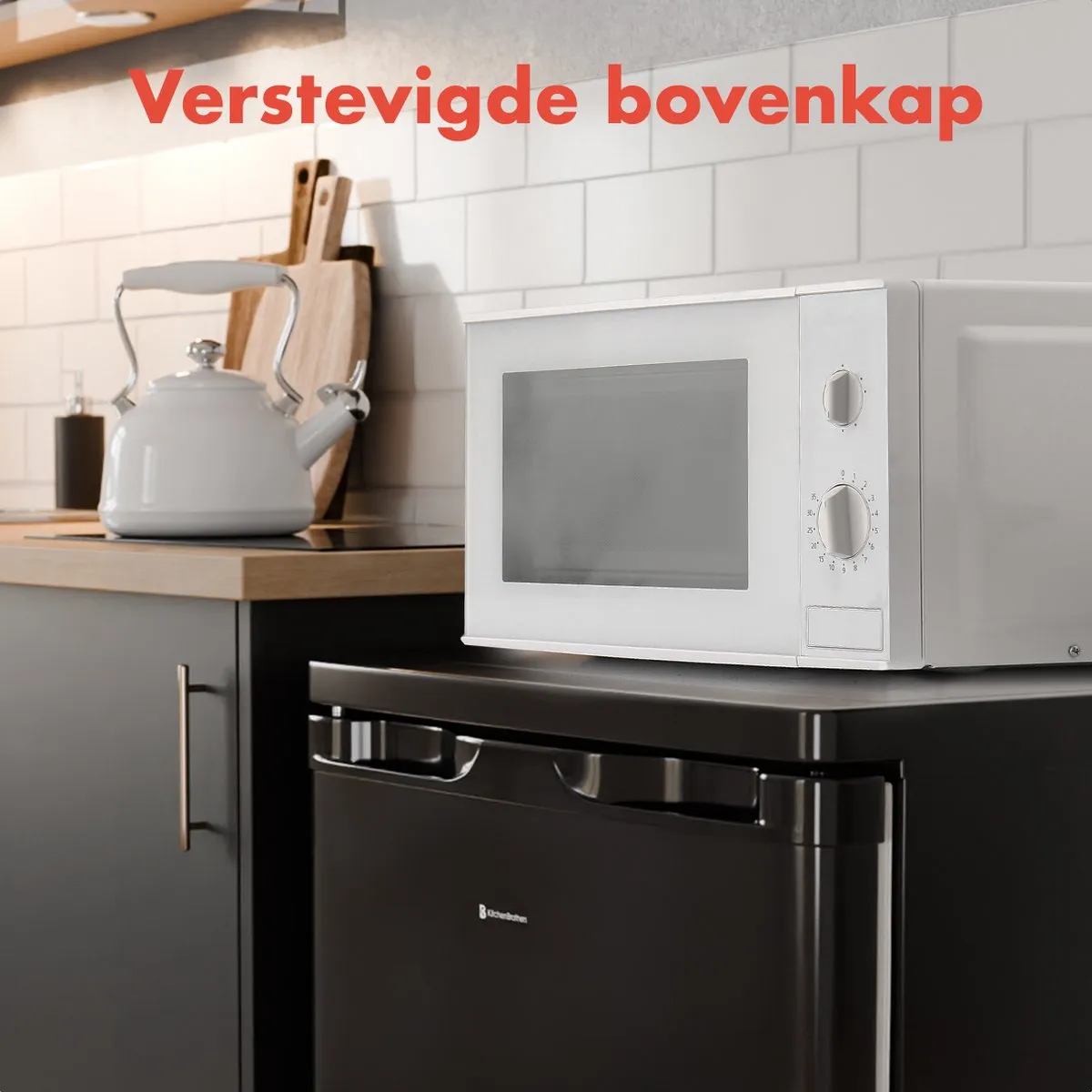 KitchenBrothers KB4032 Koelkast 127L - Tafelmodel - Zwart