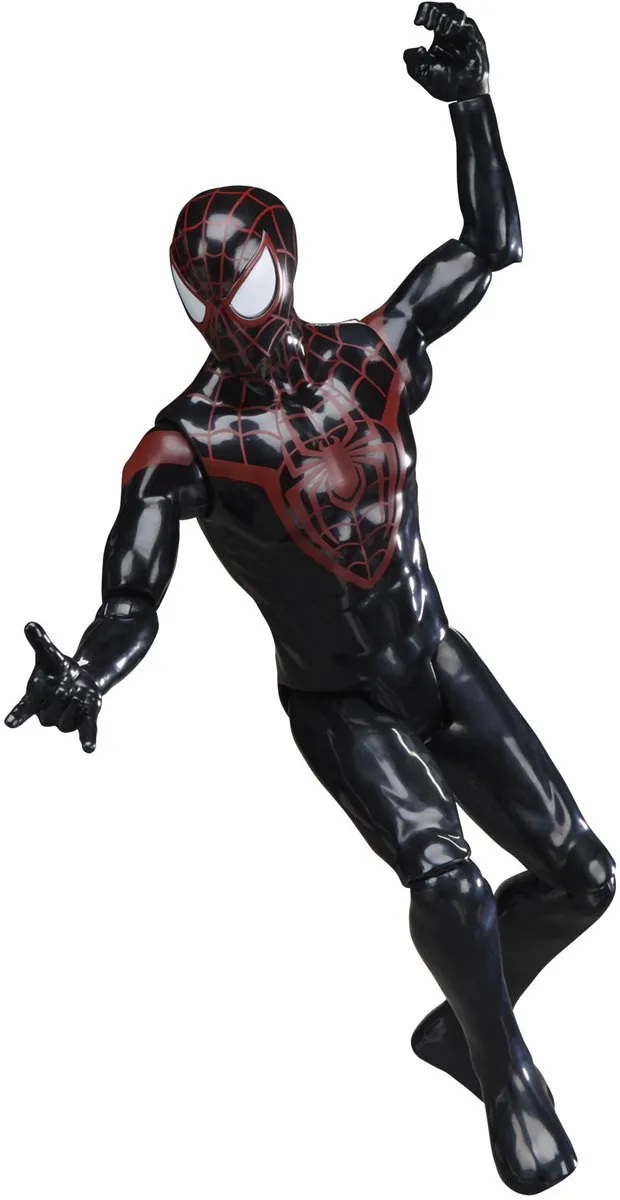 Marvel Spider-Man Miles Morales Titan Series Actiefiguur 30cm - Zwart - afbeelding 6 van 6