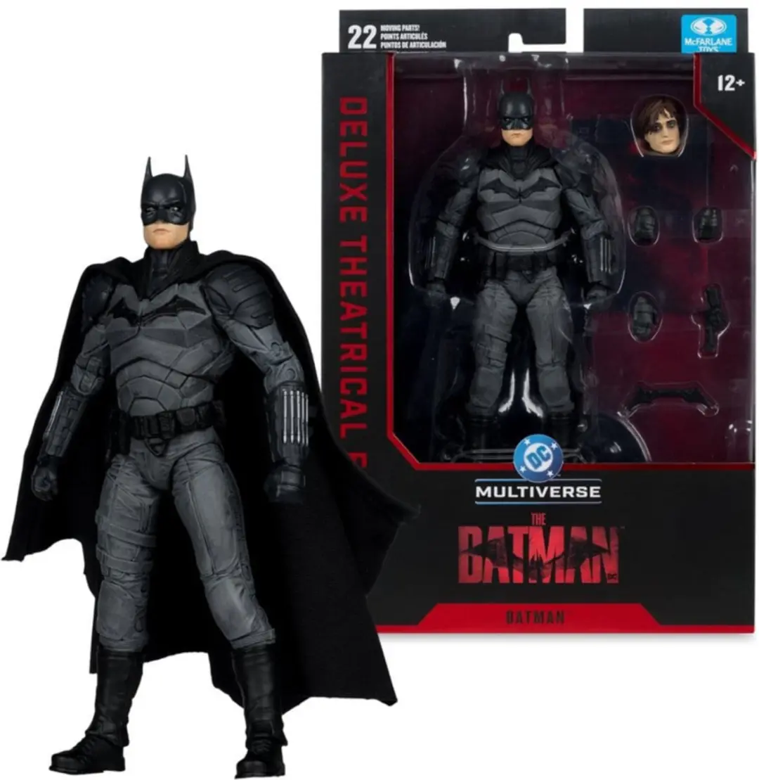 McFarlane Toys Batman The Batman Deluxe Theatrical Edition 18cm - afbeelding 3 van 6