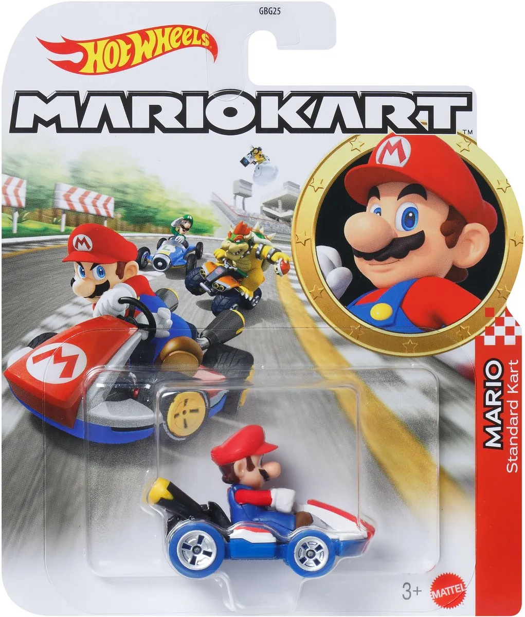 Hot Wheels Mario Kart Replica Diecast - Meerkleurig