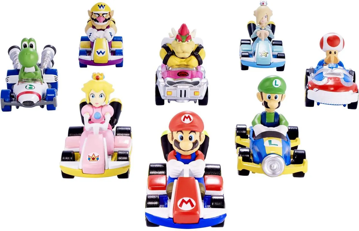 Hot Wheels Mario Kart Replica Diecast - Meerkleurig